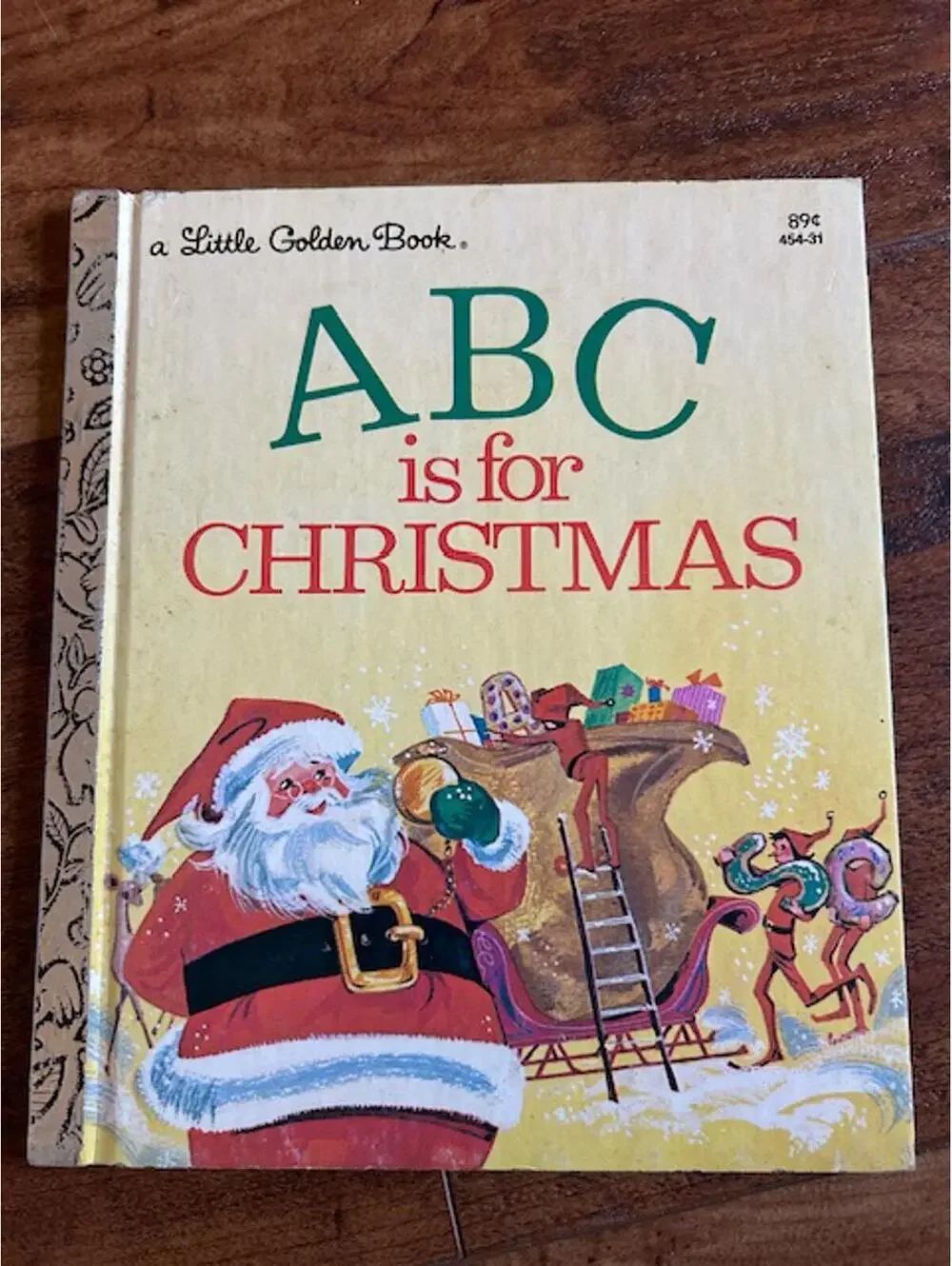 Vintage Christmas Children's Books Set - 5 Classic Titles Golden Books